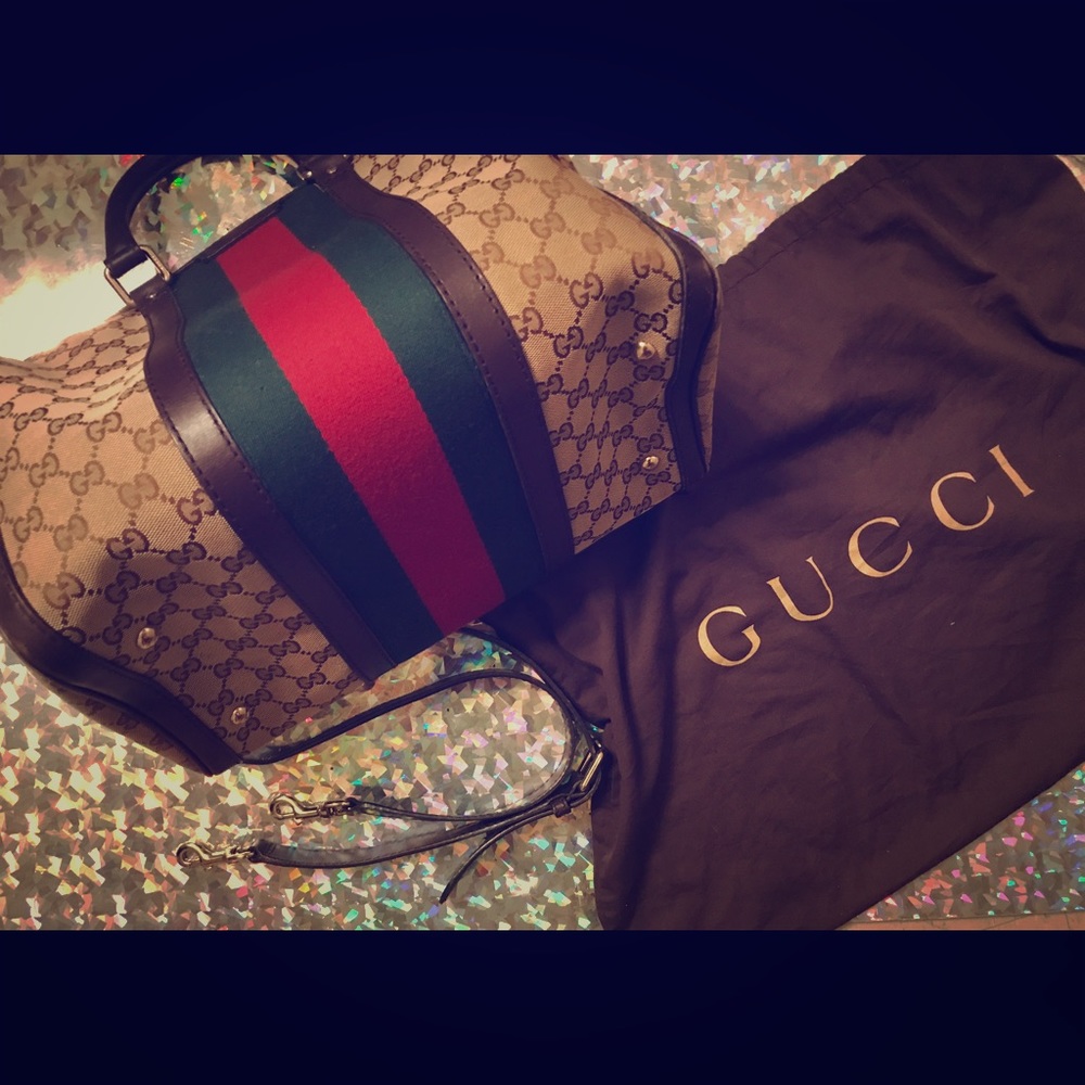 Authentic Gucci Boston Speedy Bag